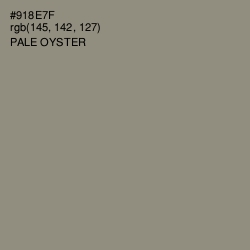 #918E7F - Pale Oyster Color Image